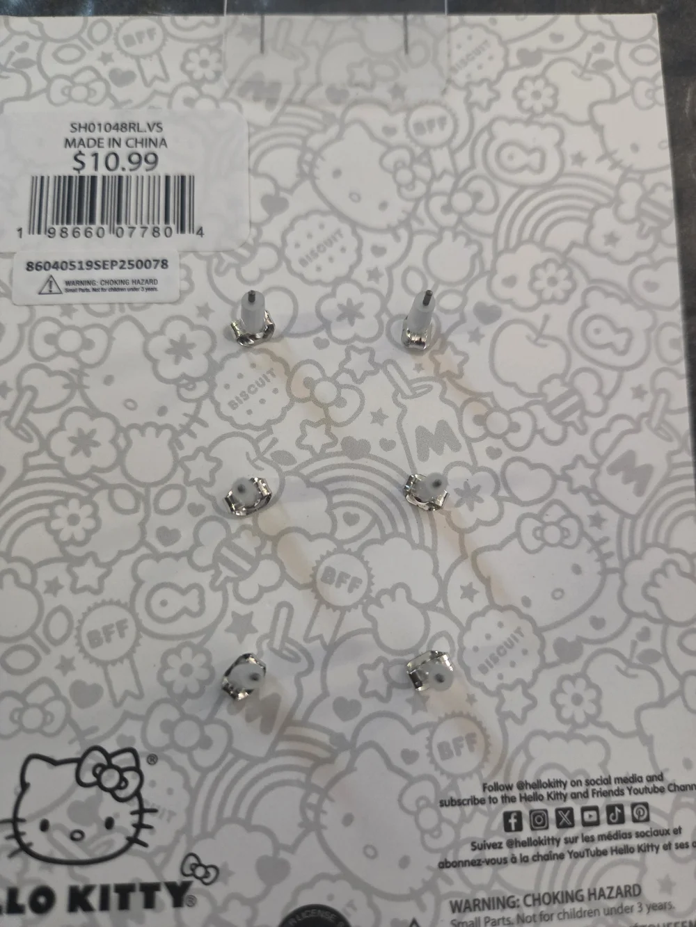 NWT Claire's Hello Kitty 3 Piece Bundle